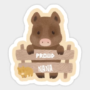 PROUD NANA Sticker